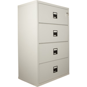 De Raat FireKing Lateral Filing Cabinet FK MLT-4-3857-C - Key Lock