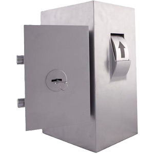De Raat Protector Key Security Box KSB 001 - Wall Fixing Drum On Left - Key Lock