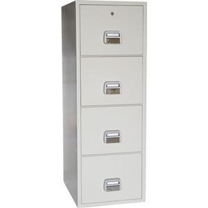 De Raat Protector Fire Resistant Filing Cabinet SF-680-4DK - Key Lock