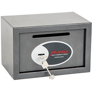 Phoenix Vela Deposit Home & Office SS0801KD Size 1 Security Safe with Key Lock