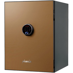 Phoenix Spectrum Plus LS6012FG Safe with Touchscreen Keypad and Fingerprint Lock - Gold