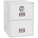 Phoenix World Class Vertical Fire File FS2252E 2 Drawer Filing Cabinet with Electronic Lock