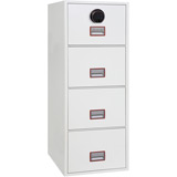 Phoenix World Class Vertical Fire File FS2254F 4 Drawer Filing Cabinet with Fingerprint Lock