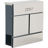 Phoenix Estilo MB0124KS Top Loading Letter box with Key Lock - Grey