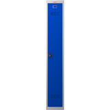 Phoenix PL Series PL1130GBC 1 Column 1 Door Personal Locker Grey Body/Blue Door with Combination Lock