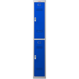 Phoenix PL Series PL1230GBE 1 Column 2 Door Personal Locker Grey Body/Blue Doors with Electronic Locks