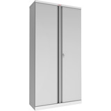 Phoenix SCL Series SCL1891GGK 2 Door 4 Shelf Steel Storage Cupboard in Grey with Key Lock