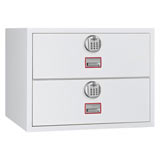 Phoenix World Class Lateral Fire File FS2412E 2 Drawer Filing Cabinet with Electronic Lock