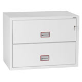 Phoenix World Class Lateral Fire File FS2412K 2 Drawer Filing Cabinet with Key Lock